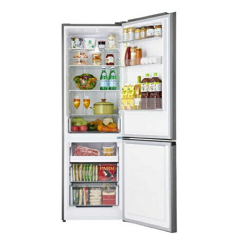 2ドア冷蔵庫 293L シルバー 右開き TCL TR-B29AS