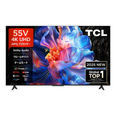 液晶テレビ 4K HDR TV P6Kシリーズ 55V型 TCL 55P6K