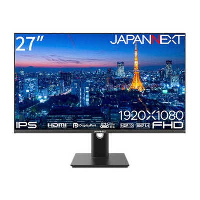 液晶ディスプレイ 27型 昇降式スタンド (フルHD/IPS/非光沢/8ms(GtoG)/100Hz/DisplayPort/HDMI/USB-C(65W給電)/スピーカー搭載/FreeSync/フリッカーフリー/ブルーライト軽減) JAPANNEXT JN-IPS27FHDR-C65W-HSP