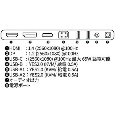 JAPANNEXT ジャパンネクスト 29型ウルトラワイドPCモニター JN-IPS291WFHDR-C65W