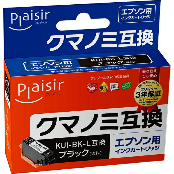 互換のインクカートリッジ プレジール PLE-EKUIL-B