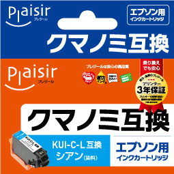 互換のインクカートリッジ プレジール PLE-EKUIL-C