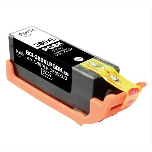 互換のインクカートリッジ プレジール PLE-C380XLB