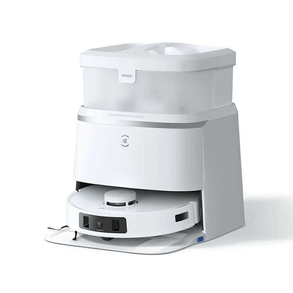 ロボット掃除機 DEEBOT T30 PRO OMNI エコバックス ECOVACS お掃除ロボット ecovacs 掃除機 自動掃除機 吸引 掃除ロボット 自動ゴミ収集 水拭き 2in1 高性能 マッピング機能 ホワイト×シルバー DDX14-12EE