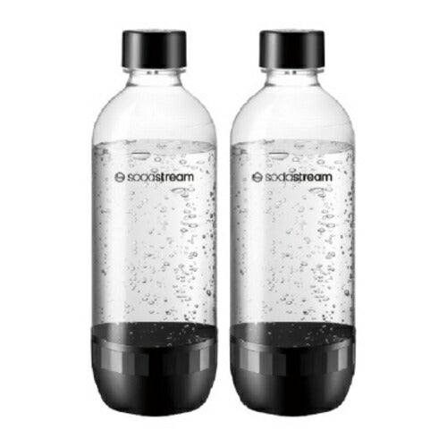 SodaStream 専用DWSボトル 1L 2本セット ブラック ソーダストリーム SSB0086