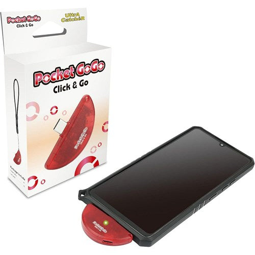 Pocket GoGo レッド ポケモンGO オートキャッチ 充電不要 スマホ一体型 UltrA CatcheR