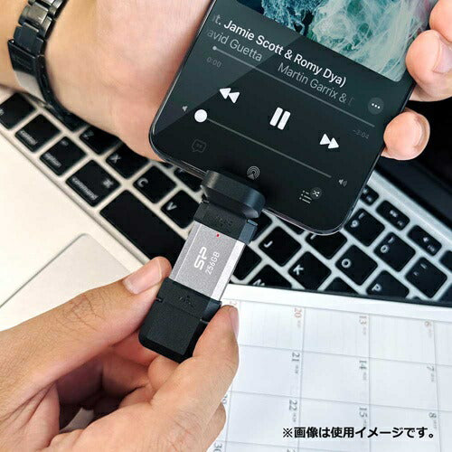 USBメモリ 64GB 2in1 USB-A Type-C 両対応 USB 3.2 Gen 1 Mobile C51 シリコンパワー SP064GBUC3C51V1S