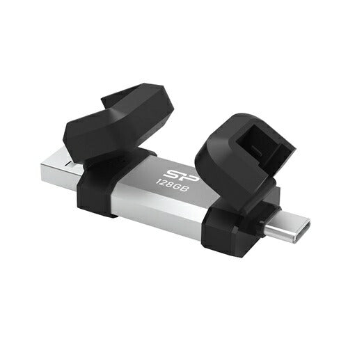 USBメモリ 128GB 2in1 USB-A Type-C 両対応 USB 3.2 Gen 1 Mobile C51 シリコンパワー SP128GBUC3C51V1S