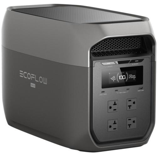 ポータブル電源 DELTA 3 Max 2048Wh ACコンセント4口 USB-C出力搭載 エコフロー EFD3M-G-JP-CBOX