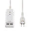 耐雷コード付USBタップ（3個口+USB2ポート・0.5m） エルパ WL-2205SU