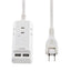 電源タップ AC3個口 USB×3 コード長2.5m 雷ガード エルパ WL-2225SU