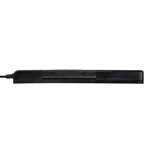 くるくる電源タップ AC4個口 USB-A×2 コード長2m 雷ガード ブラック エルパ WBS-SL402USB(BK)