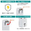 モバイル電源タップ AC3個口 USB-A×1 PD 20W対応USB-C×1 雷ガード ホワイト エルパ UC-322SB(W)
