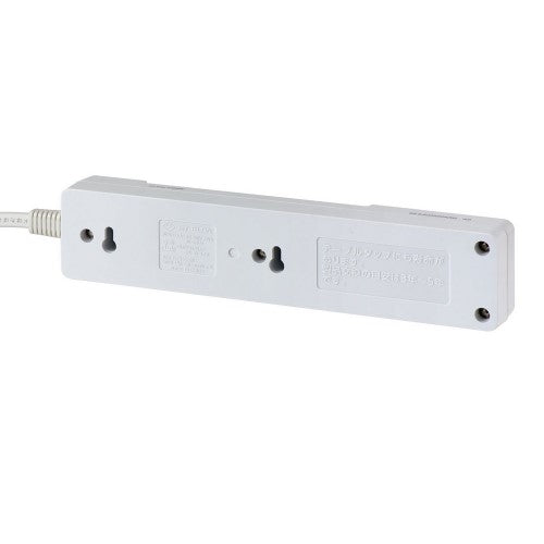 電源タップ ランプレス個別スイッチ AC3個口 USB-A×2 コード長2m ホワイト エルパ WLS-E3232UA(W)