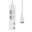電源タップ 個別スイッチ AC2個口 USB-A×2 コード長2m 雷ガード エルパ WBK-2232SUA(W)