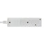 電源タップ 個別スイッチ AC2個口 USB-A×2 コード長2m 雷ガード エルパ WBK-2232SUA(W)