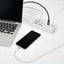 電源タップ 個別スイッチ AC2個口 USB-A×2 コード長2m 雷ガード エルパ WBK-2232SUA(W)