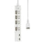 電源タップ 個別スイッチ AC4個口 USB-A×2 コード長2m 雷ガード エルパ WBK-4232SUA(W)