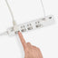 電源タップ 個別スイッチ AC4個口 USB-A×2 コード長2m 雷ガード エルパ WBK-4232SUA(W)