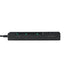 電源タップ ランプレス個別スイッチ AC3個口 USB-A×2 コード長2m ブラック エルパ WLS-E3232UA(BK)