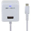 耐雷USB充電器 エルパ USB-Aポート付 PD20W 2m ホワイト 朝日電器 CHCR-SPA20WH