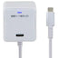 耐雷USB充電器 エルパ USB-Cポート付 PD20W 2m ホワイト 朝日電器 CHCR-SPC20WH