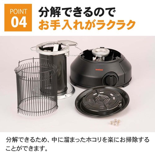 Iwatani イワタニ カセットガスストーブ マル暖プラス ブラック CB-STV-MRD-PLS