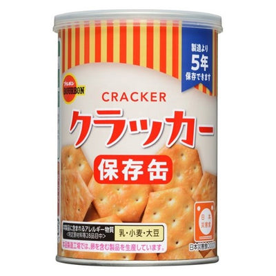 缶入クラッカー 75g ブルボン 防災 備蓄食品 長期保存 非常食