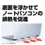 ナカバヤシ ミヨシ 置くだけ ノートPCスタンド シルバー 放熱 姿勢改善 NS-06SL