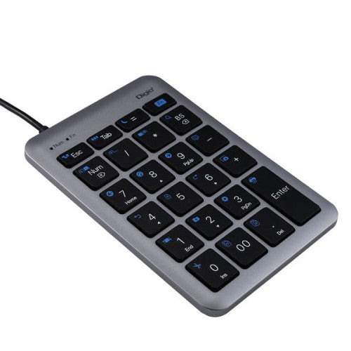 Type-C有線テンキー 22ショートカット グレーブラック ナカバヤシ TNK-SU235GYBK