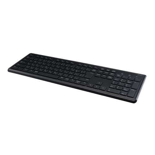 Copilotキー搭載 無線静音フルキーボード テンキー付 ブラック ナカバヤシ FKB-R249BK