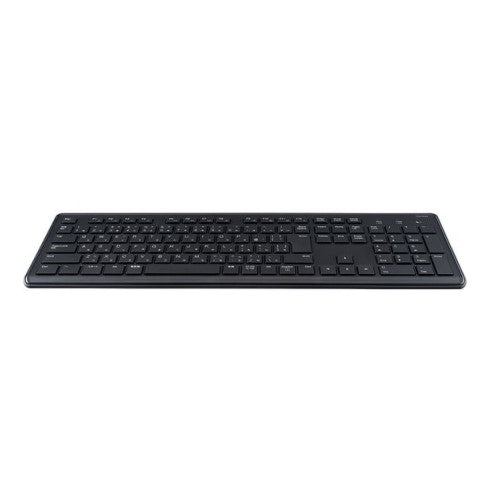 Copilotキー搭載 無線静音フルキーボード テンキー付 ブラック ナカバヤシ FKB-R249BK