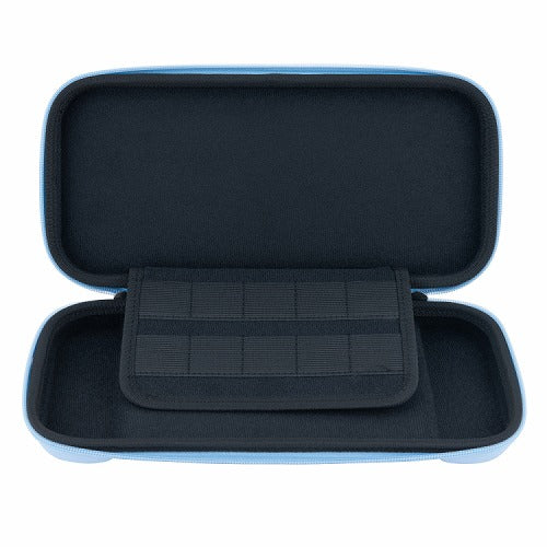 SWITCH2用 ケース EVAプロテクトケース 収納ポケット ゲームカード 10枚収納 スリム ブルー ナカバヤシ SZC-SW202BL