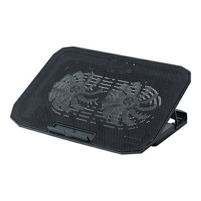 ナカバヤシ ノートPCクーラー 2WAY 2FAN シンプル設計 USB給電 NSF-11BK