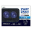 ナカバヤシ ノートPCクーラー 2WAY 2FAN シンプル設計 USB給電 NSF-11BK