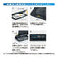 ナカバヤシ ノートPCクーラー 2WAY 2FAN シンプル設計 USB給電 NSF-11BK