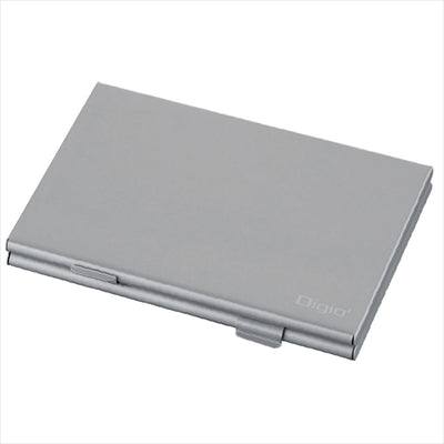ナカバヤシ Nakabayashi Nintendo Switch用 Digio2 アルミ製メモリーカードケース SWITCH用ゲーム 5枚＋microSD 2枚収納 シルバー MCC－SWI05SL