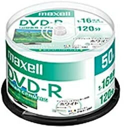 DVD-R 録画用 4.7GB 1-16倍速 120分 50枚 マクセル DRD120PWE.50SP