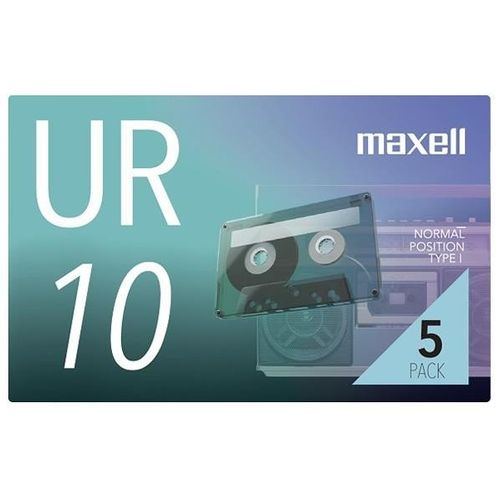 録音用カセットテープ 10分 5巻 マクセル UR-10N 5P