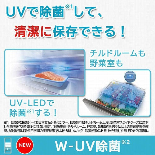 東芝5ドア冷蔵庫 465L 右開き GR-V470GZ-UC グレインアイボリー