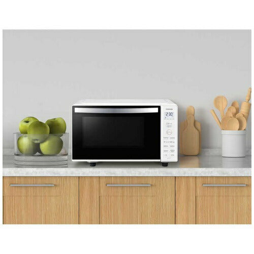 電子レンジ 17L フラット ヘルツフリー 東日本・西日本対応 ホワイト 東芝 ER-S17Y-W