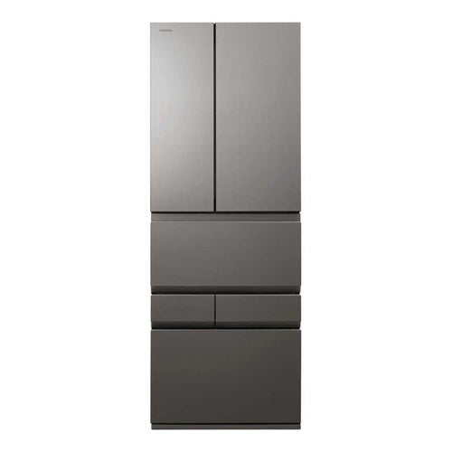冷蔵庫 6ドア 543L 東芝 GR-Y540XFS-TH フロストグレージュ XFSシリーズ 大容量 冷凍室 省エネ 除菌 脱臭 アプリ対応 IoT家電