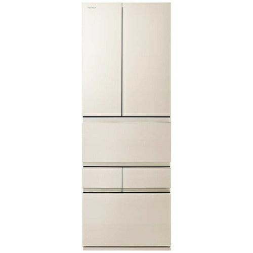 冷蔵庫 6ドア グレインアイボリー 508L 東芝 GR-Y510FZ-UC
