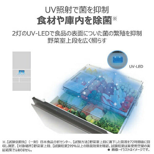 冷蔵庫 6ドア グレインアイボリー 508L 東芝 GR-Y510FZ-UC