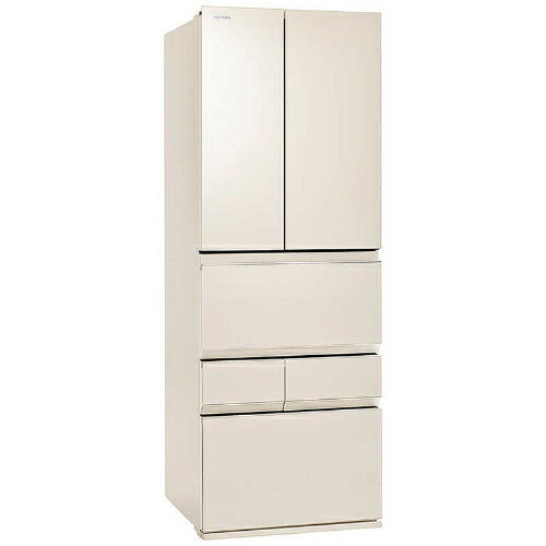 冷蔵庫 6ドア グレインアイボリー 508L 東芝 GR-Y510FZ-UC