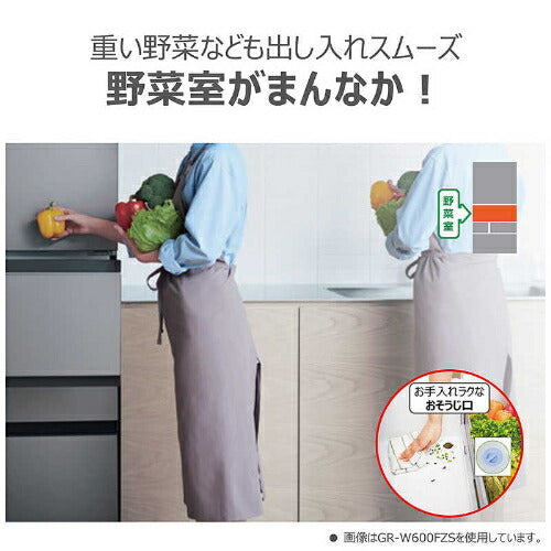 冷蔵庫 6ドア グレインアイボリー 508L 東芝 GR-Y510FZ-UC