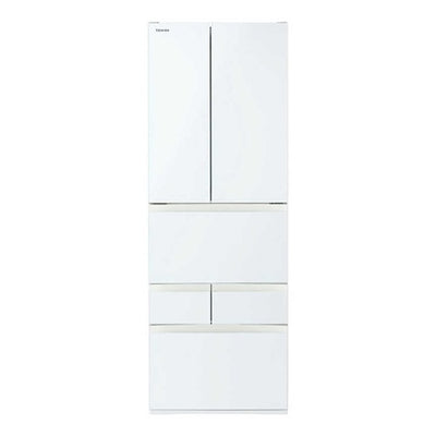 冷蔵庫 6ドア 462L 東芝 GR-Y460FH-EW グランホワイト FHシリーズ まんなか野菜室 節電モード 省エネ