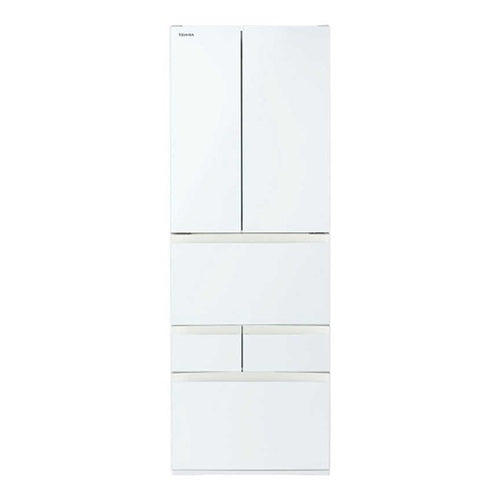 冷蔵庫 6ドア 462L 東芝 GR-Y460FH-EW グランホワイト FHシリーズ まんなか野菜室 節電モード 省エネ