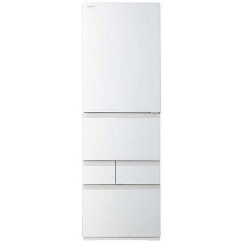 TOSHIBA 東芝 5ドア冷蔵庫 VEGETA GR-Y41GXK 411L 右開き ホワイト