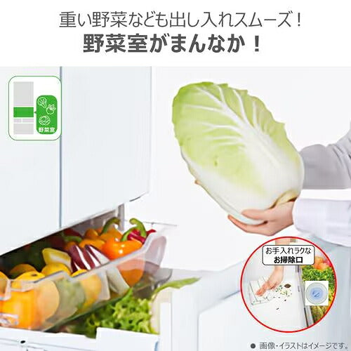TOSHIBA 東芝 6ドア冷凍冷蔵庫 462L GR-Y460FK(EW) ホワイト
